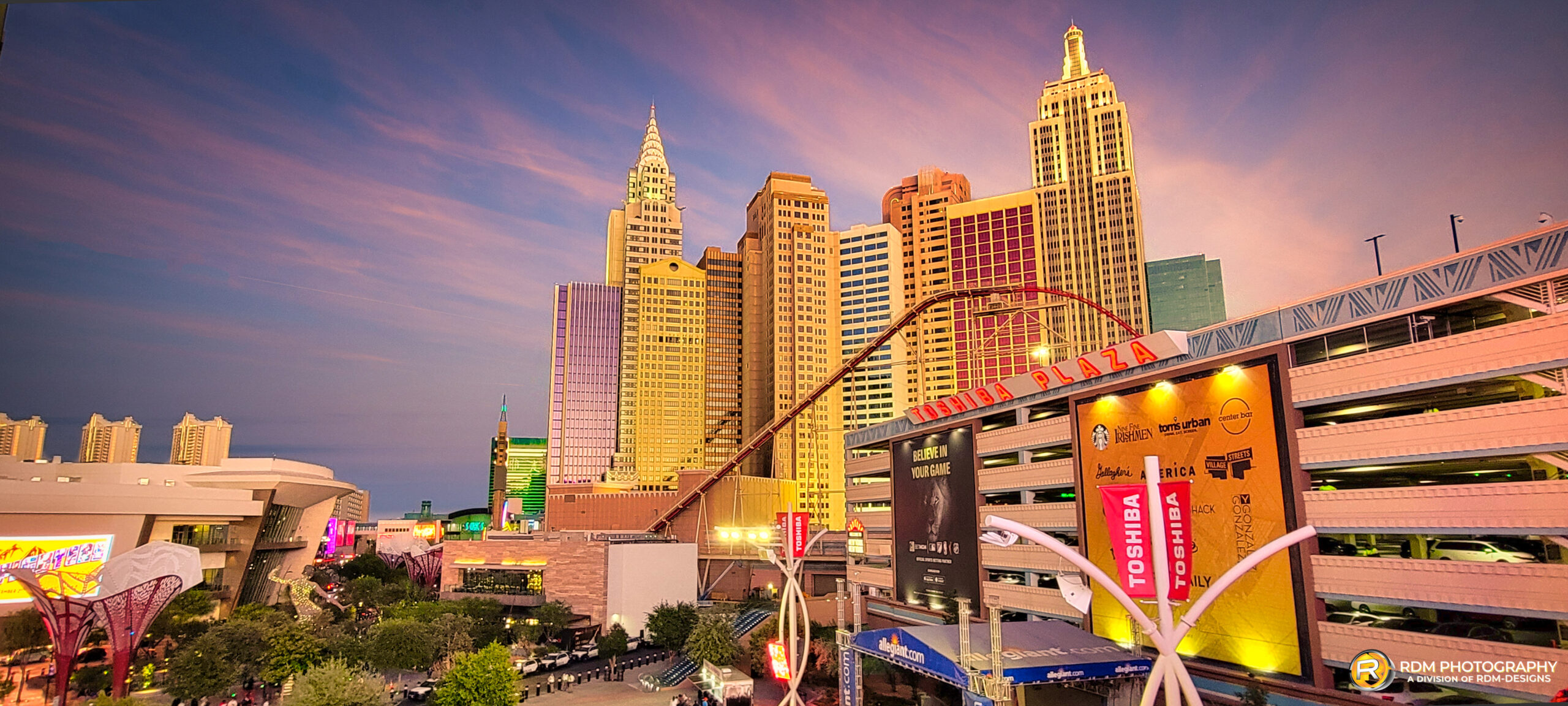vegas skyline (t mobile view)